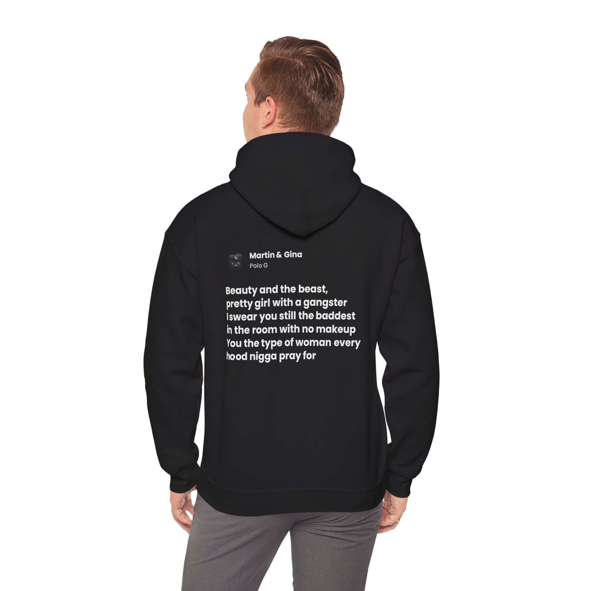 Lyrics Hoodie Black