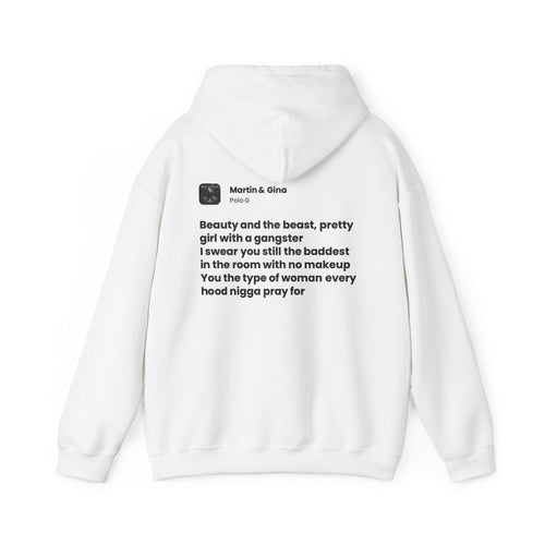 Lyrics Hoodie White