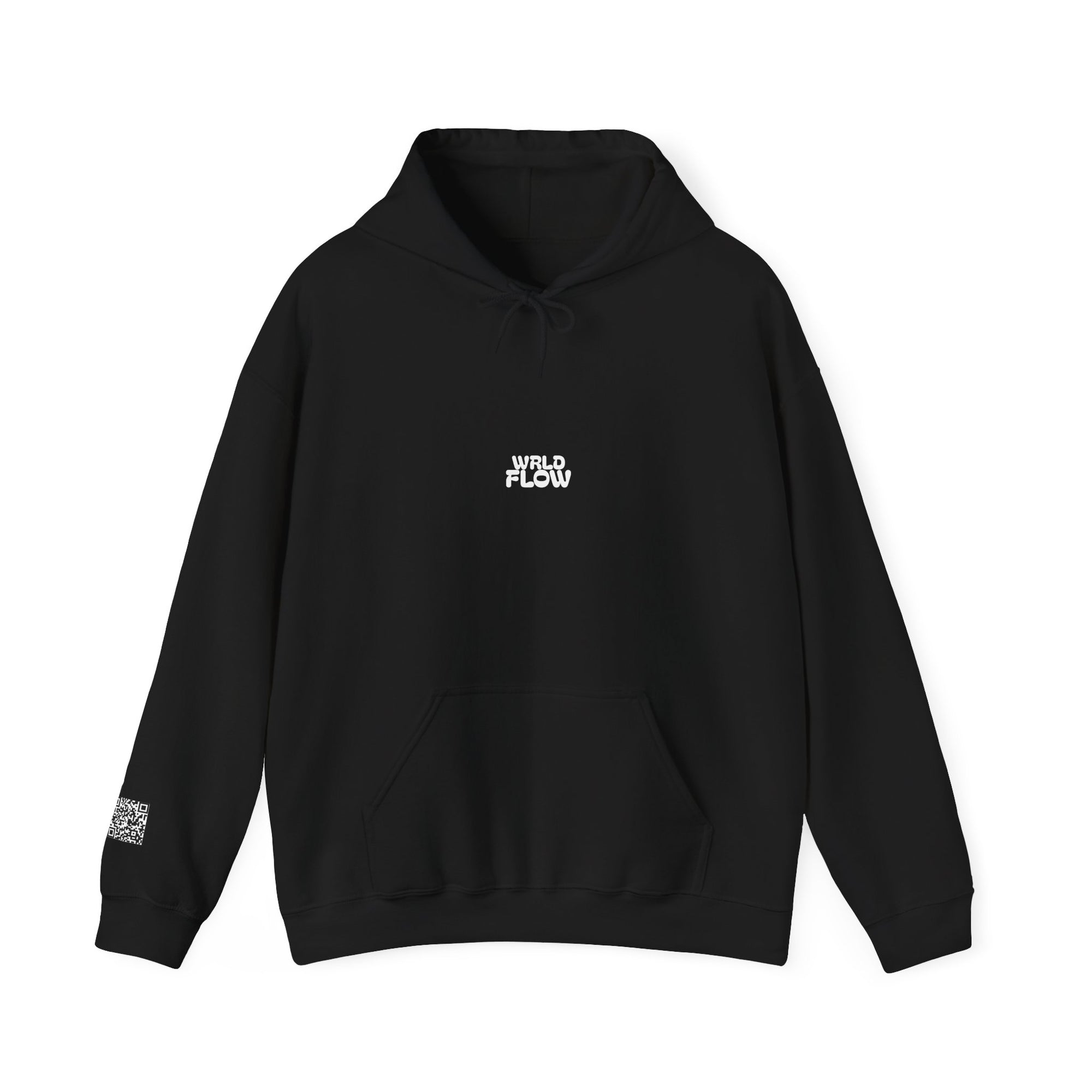 Lyrics Hoodie Black QR