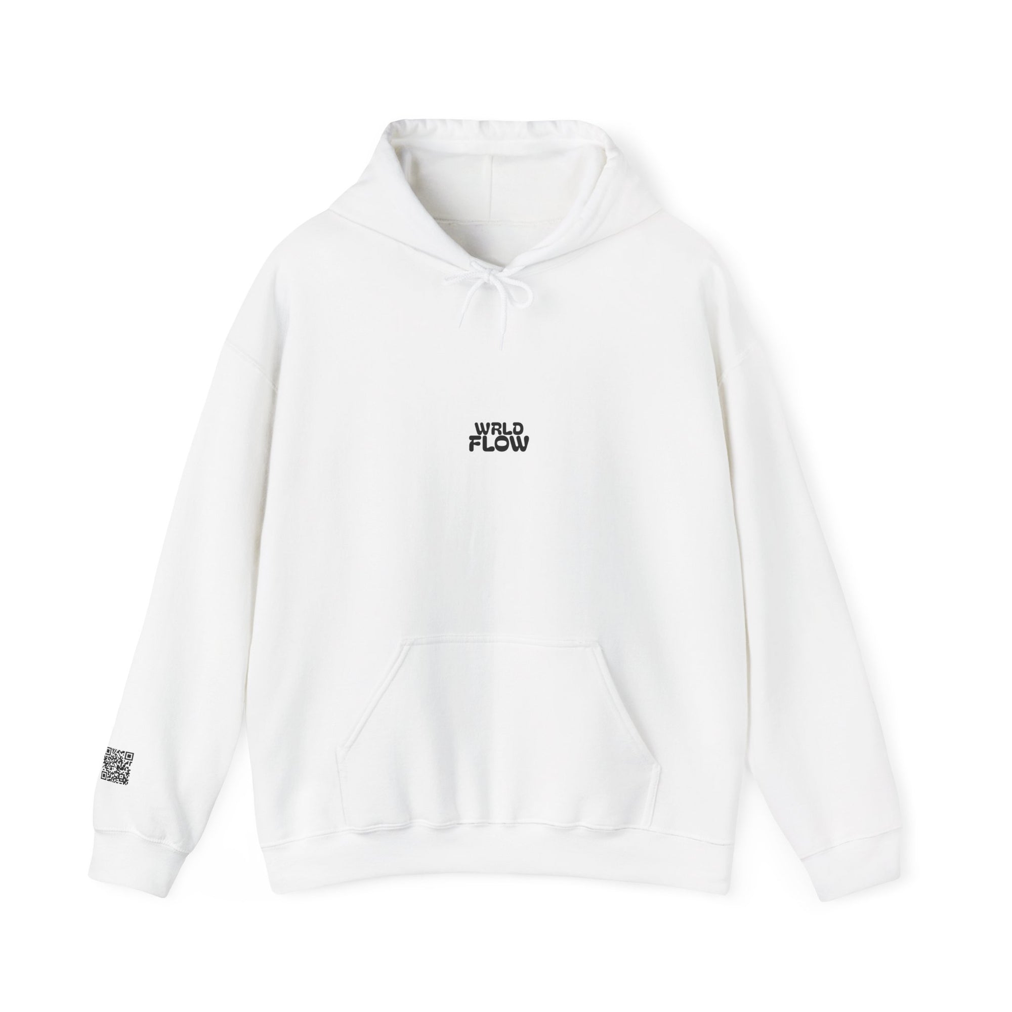 Lyrics Hoodie White QR