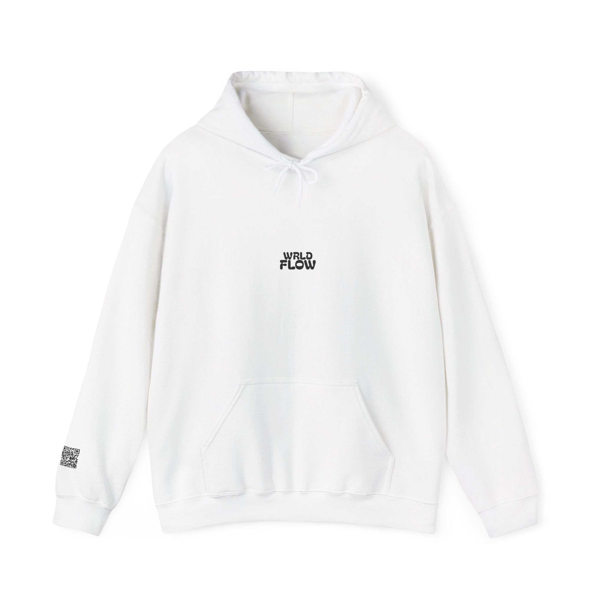 Lyrics Hoodie White QR